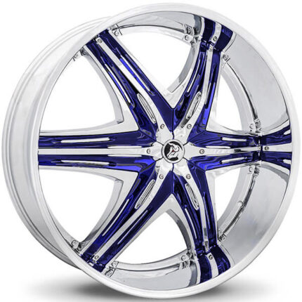 26" Diablo Wheels Elite G2 Chrome with Custom Finish Inserts Rims