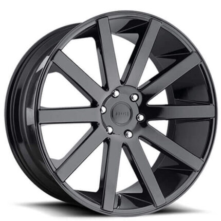 26" Dub Wheels Shot Calla S219 Gloss Black Rims