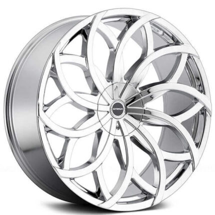 26" Strada Wheels Huracan Chrome Rims